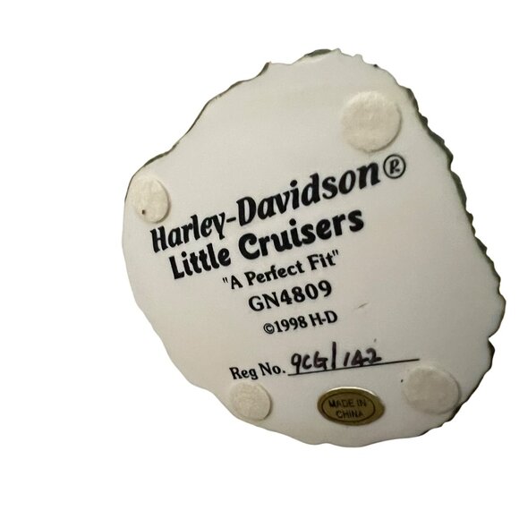 Vintage 1998 Harley Davidson Little Cruisers A Perfect Fit Figurine - Picture 5 of 6